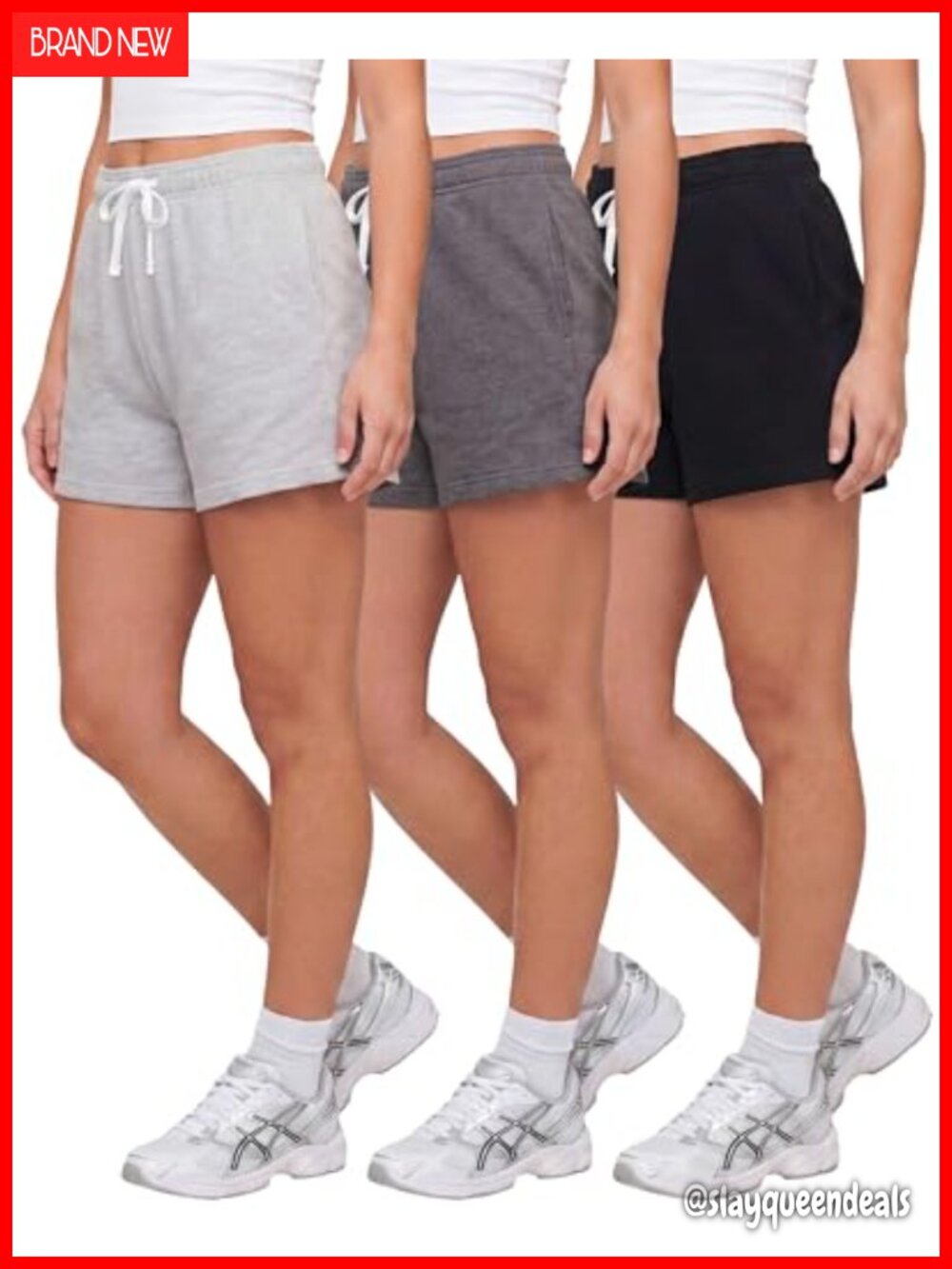 3 Pack Fleece Athletic Sweat Shorts Lounge Pajama with Pockets